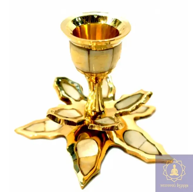 Підсвічник метал із перламутром