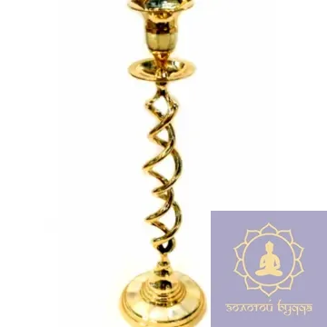 Подсвечник метал с перламутром