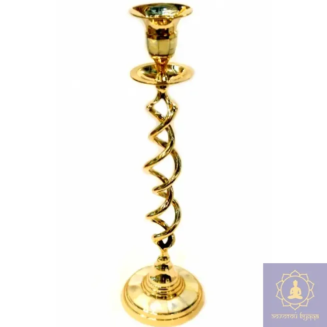 Подсвечник метал с перламутром