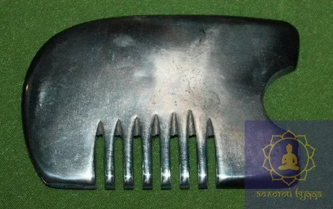 Скребок Гуаша кістка- ріг буйвола гребінь