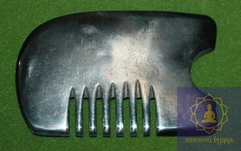 Скребок Гуаша кістка- ріг буйвола гребінь