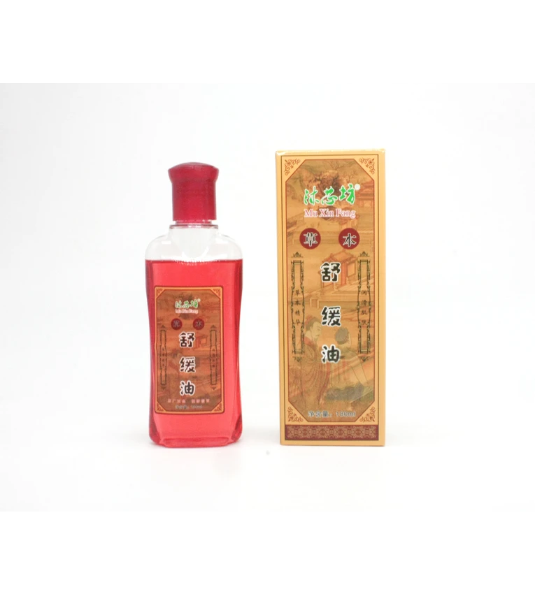 Олія масажна червона, що прогріває 180 мл