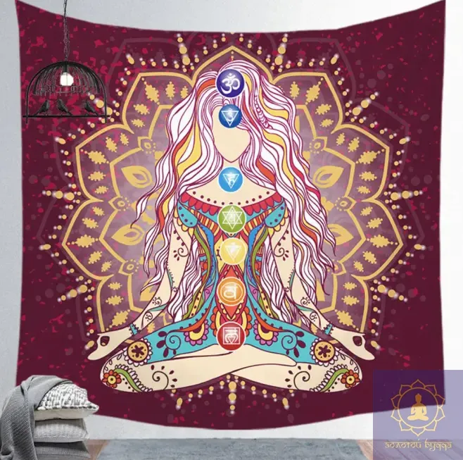 Гобелен настенный Йога #3 150*130см.