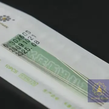 Стерильні голки для акупунктури Zhongyan Taihe 0,30*60 мм 10 шт.