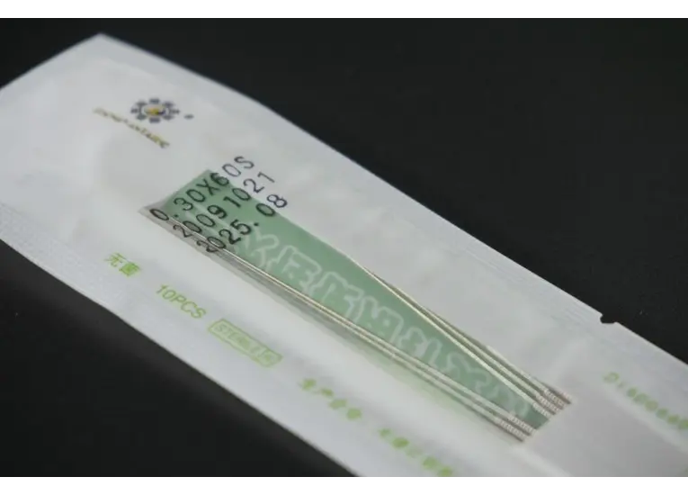Стерильні голки для акупунктури Zhongyan Taihe 0,30*60 мм 10 шт.