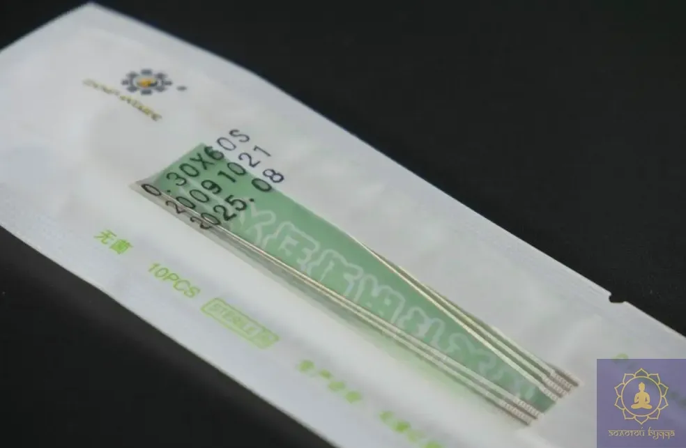 Стерильные иглы для акупунктуры Zhongyan Taihe 0,30*60 мм 10 шт.