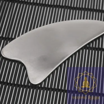 Гуаша скребок нержавеющая сталь, лапа большая