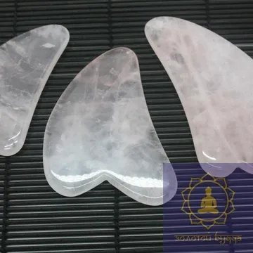 Скребок розовый кварц, уценка