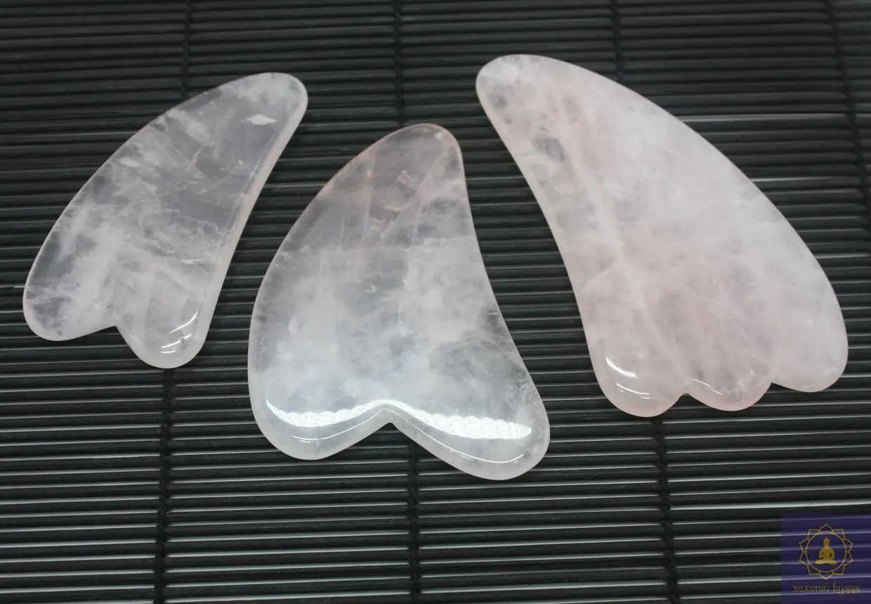 Скребок рожевий кварц, уцінка