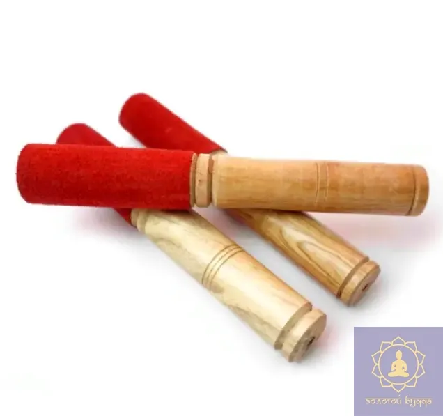 Резонатор для пахучої чаші в шкірі (червоне дерево) 18,5 * 2,5 см.