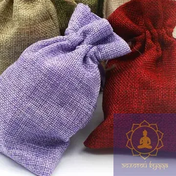 Мішок із джуту 10*14 см.