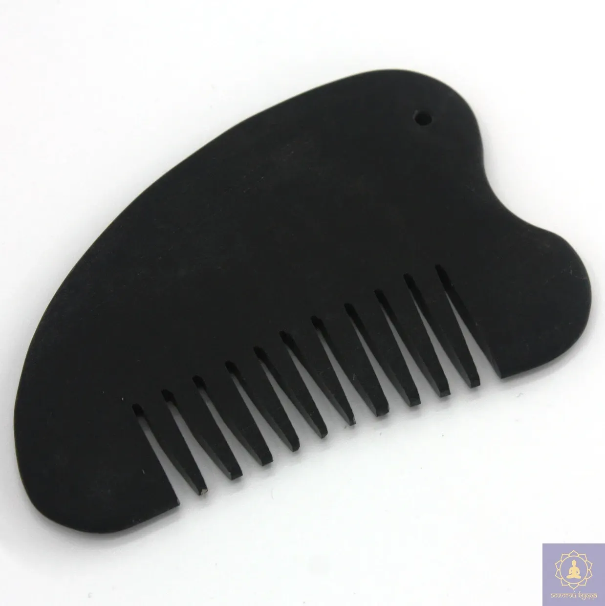 Масажер шунгіт Гуаша гребінь лапка