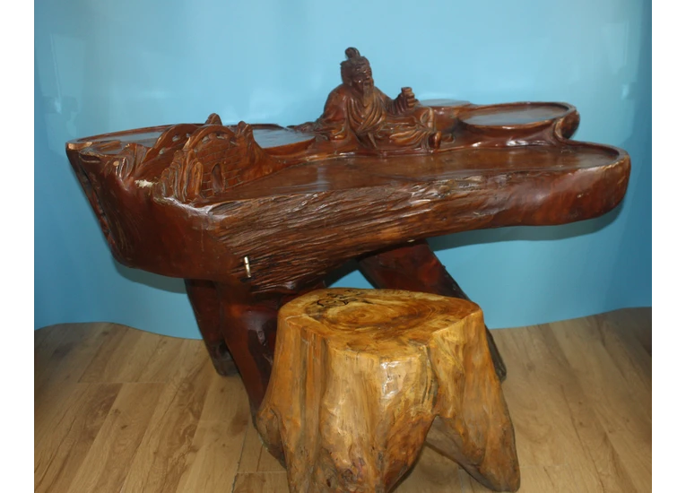 Чабань, чайный столик камфорное дерево.