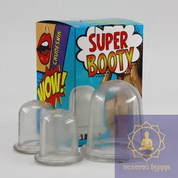 Набір масажних банок для тіла 7 см, 3 шт.