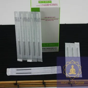 Голки Zhongyan Taihe для акупунктури та рефлексотерапії 0,25*13 мм 100 голок