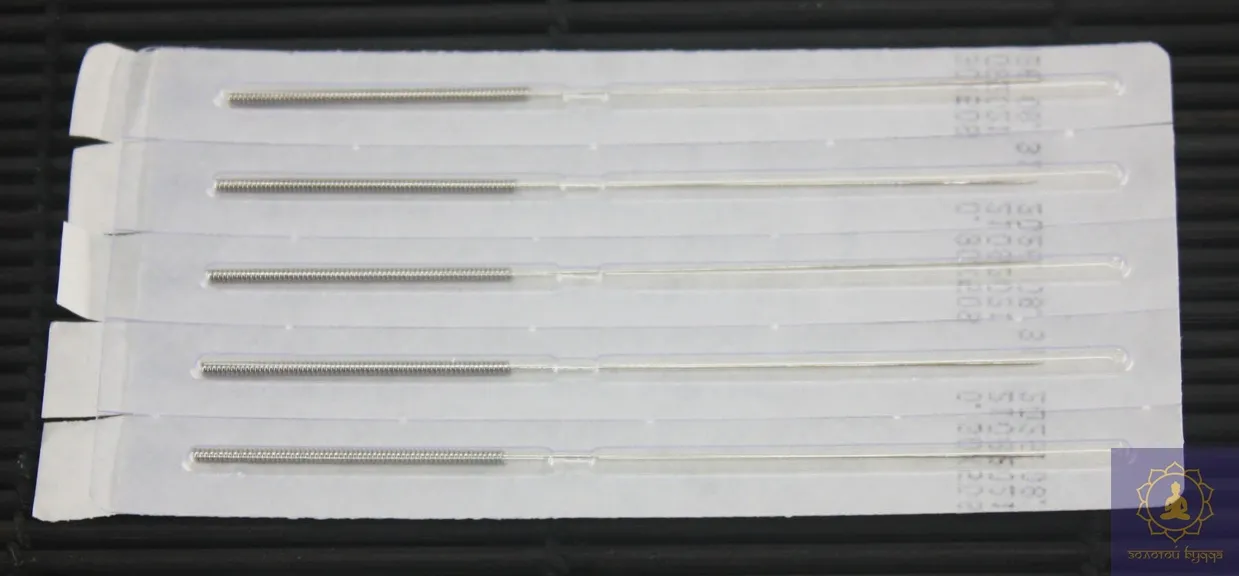 Голки Zhongyan Taihe для акупунктури та рефлексотерапії 0,35*75 мм 100 голок