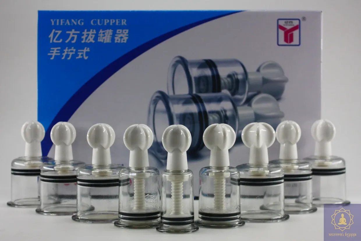 Вакуумные банки YiFang с винтом 12 шт.