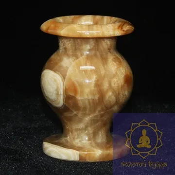 Подсвечник оникс (кофейный)