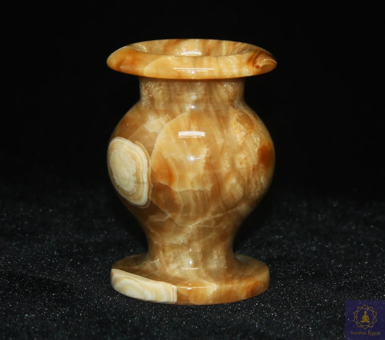 Подсвечник оникс (кофейный)