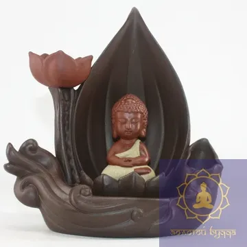 Будда в лотосі (кераміка)