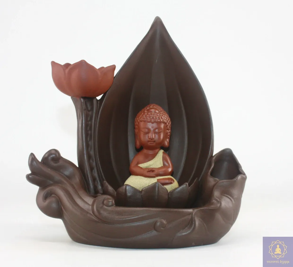 Будда в лотосі (кераміка)