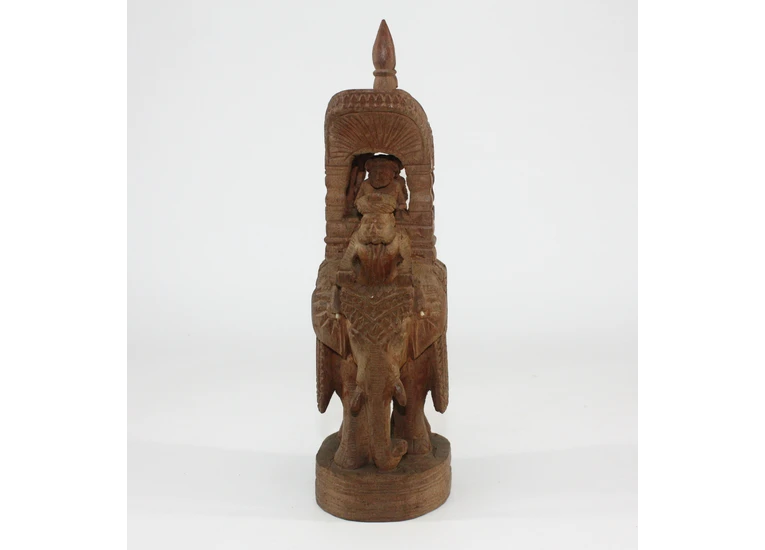 Погонщик слона (дерево резьба)