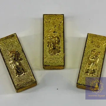 Злитки з позолотою - символ достатку (шт)
