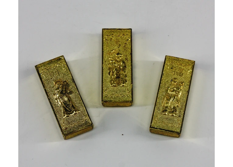 Злитки з позолотою - символ достатку (шт)