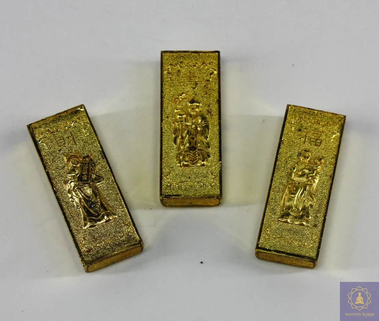 Слитки с позолотой - символ достатка (шт)