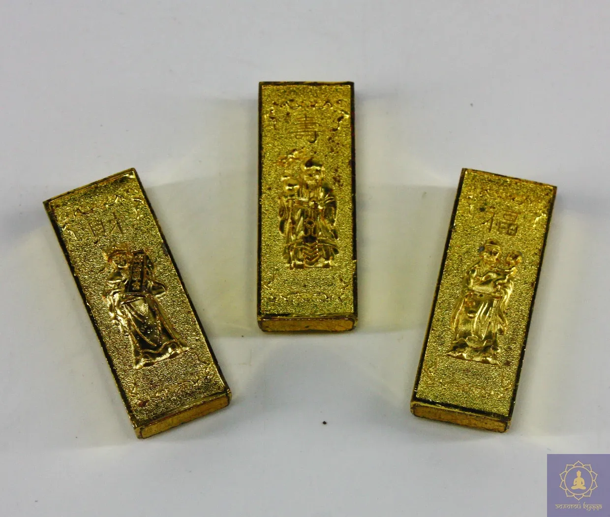 Слитки с позолотой - символ достатка (шт)