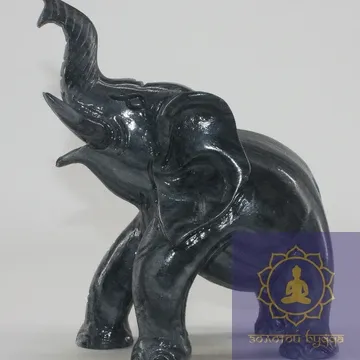 Слон (мрамор черный)