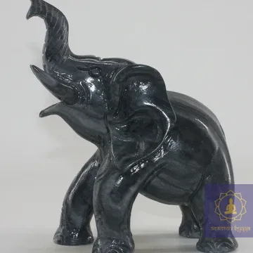 Слон (мрамор черный)