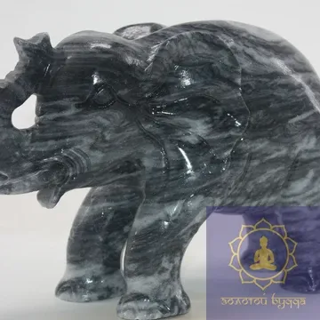 Слон (мармур чорний)