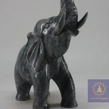 Слон (мрамор черный)