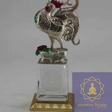 Петух (металл с позолотой)