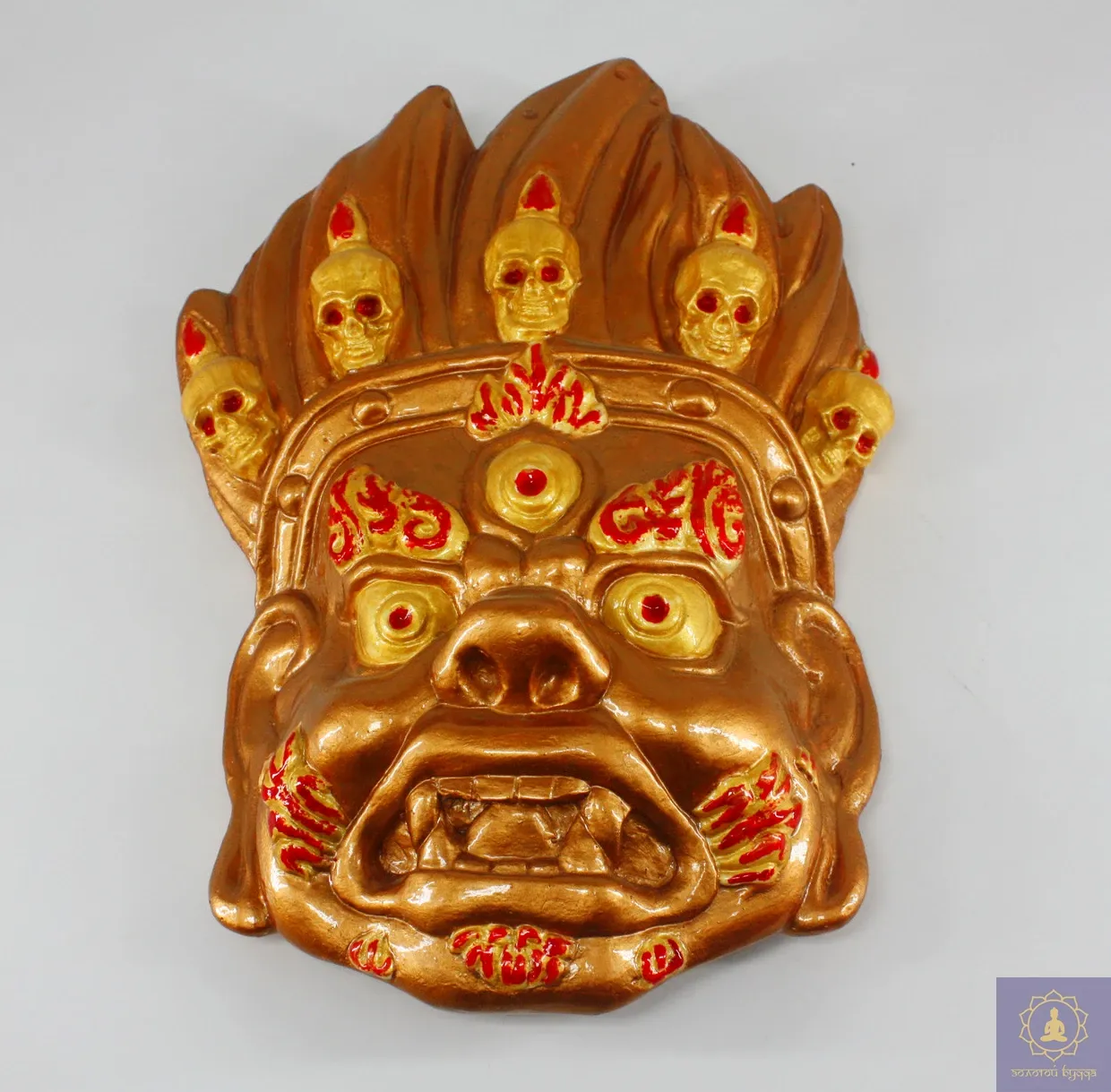 Маска демона (гипс)