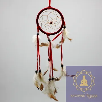 Ловец снов малый (кружево с камнем)