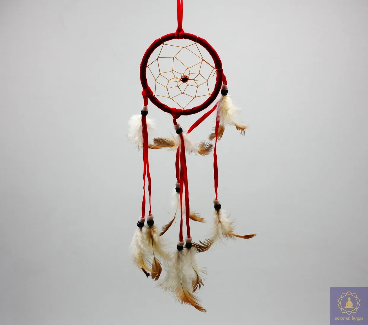 Ловец снов малый (кружево с камнем)