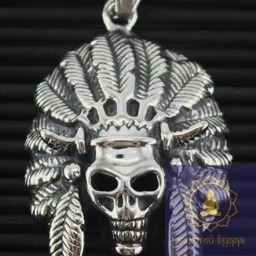 Череп индейца (амулет)