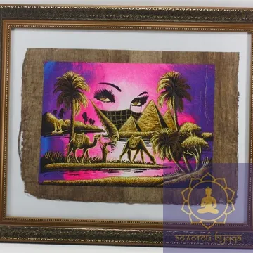 Картина египетский Нил (папирус)