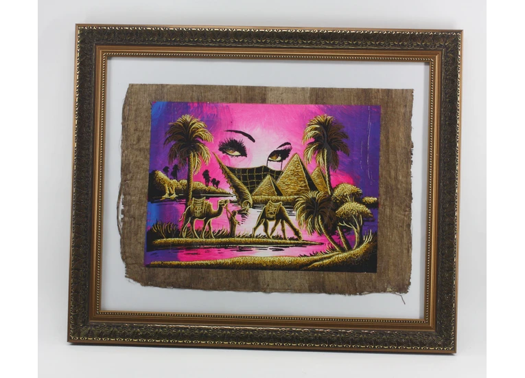 Картина египетский Нил (папирус)