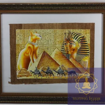 Картина піраміди Єгипту (папірус)