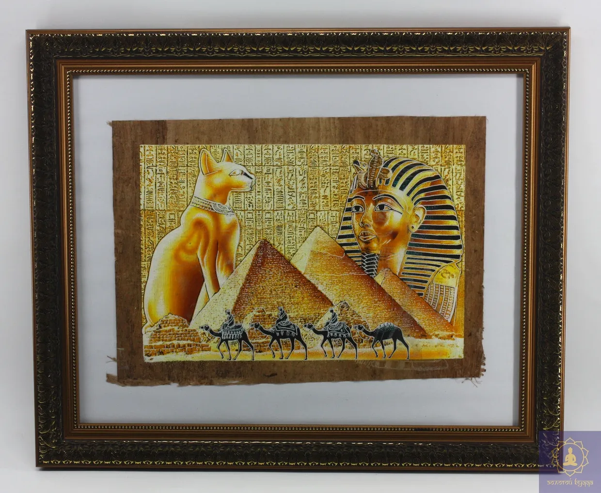 Картина пирамиды Египта (папирус)