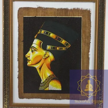 Картина портрет Нефертіті (папірус)