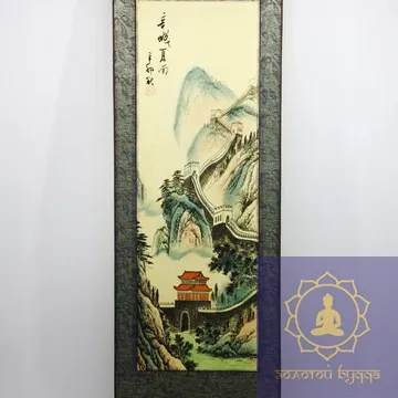 Гобелен - дом в горах (рисовая бумага)