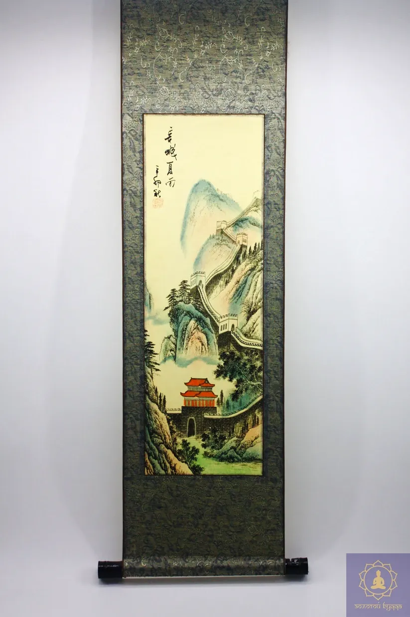 Гобелен - будинок в горах (рисовий папір)