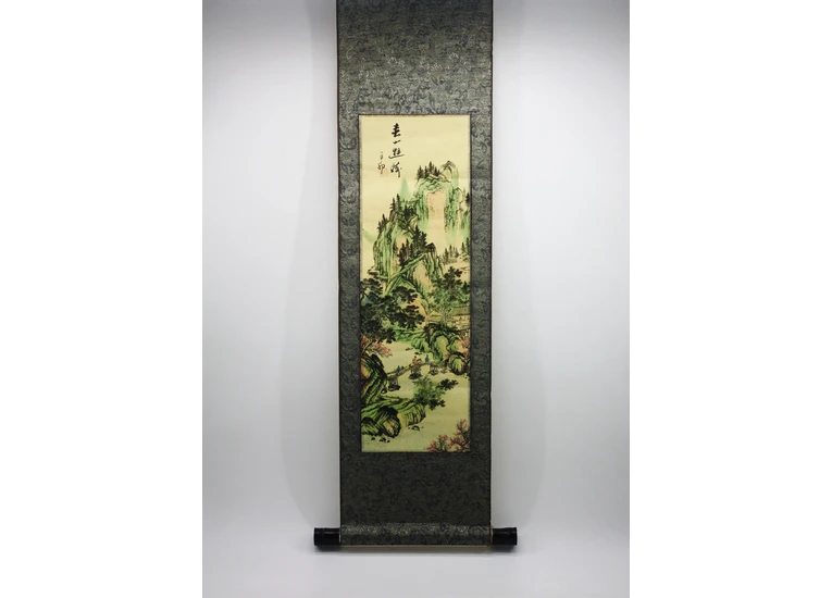 Гобелен - водопад в горах (рисовая бумага)