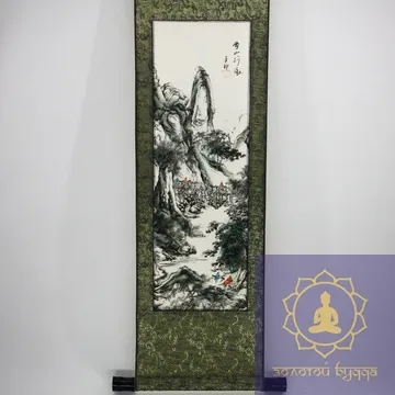 Гобелен — гірська річка (рисовий папір)