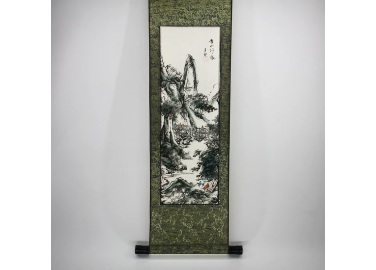 Гобелен — гірська річка (рисовий папір)