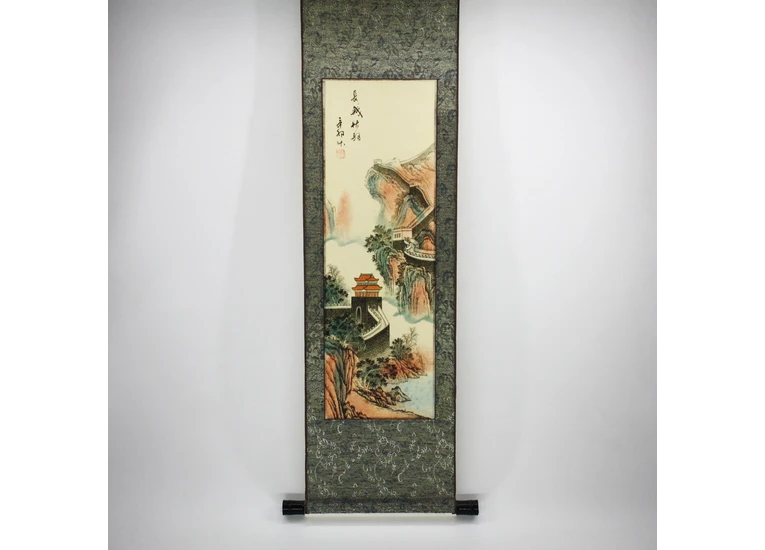 Гобелен - гірська фортеця (рисовий папір)